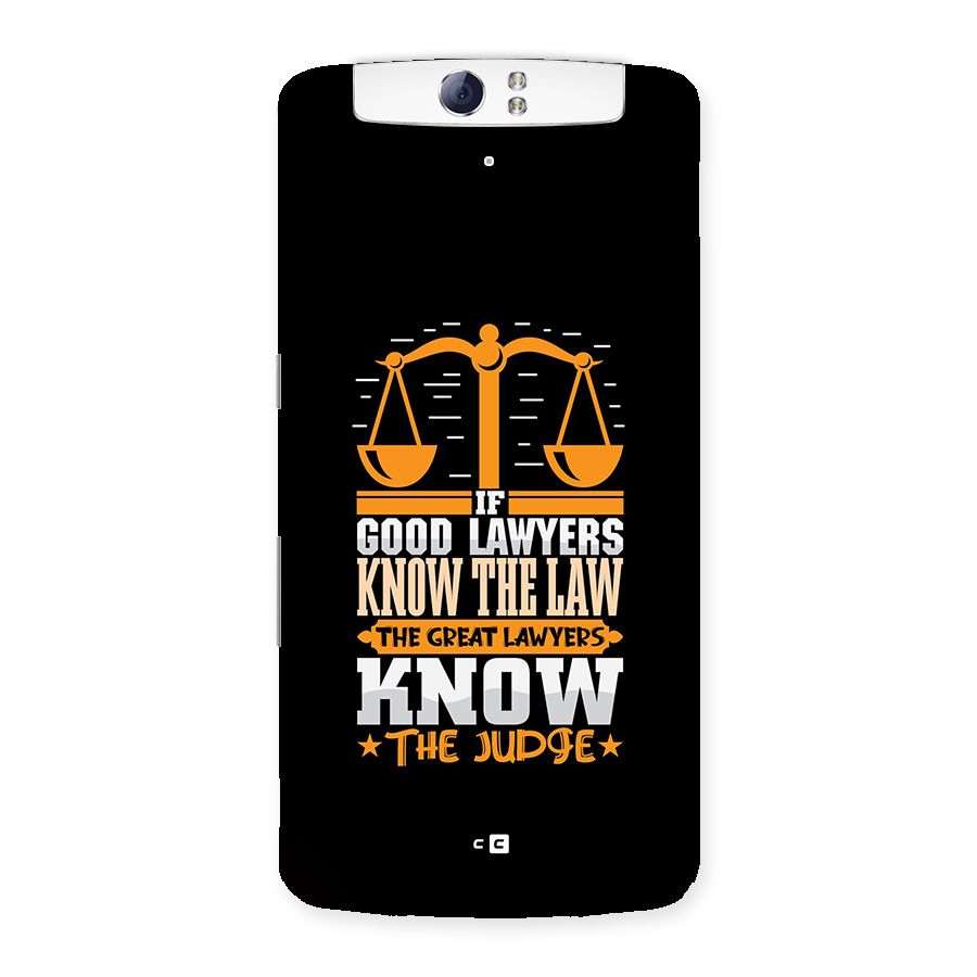 Know The Judge Back Case for Oppo N1