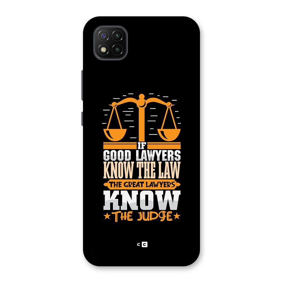 Know The Judge Back Case for Poco C3