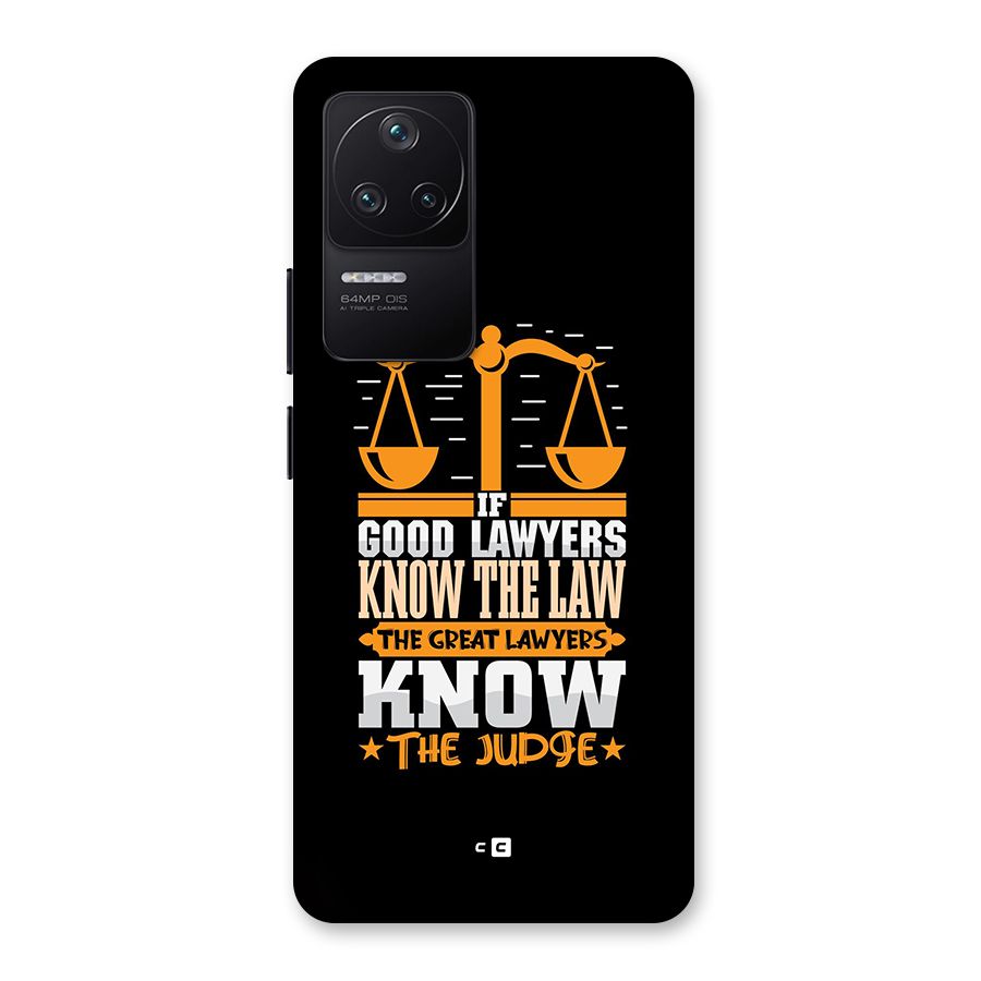 Know The Judge Back Case for Poco F4 5G
