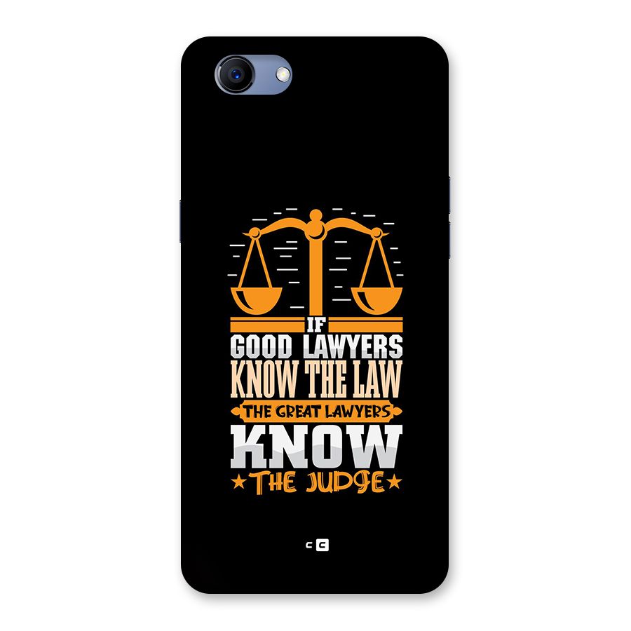 Know The Judge Back Case for Realme 1
