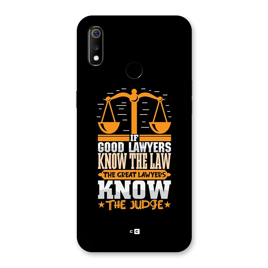 Know The Judge Back Case for Realme 3