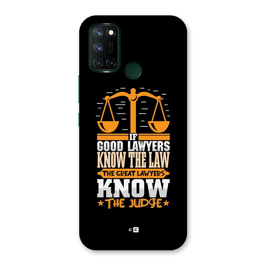 Know The Judge Back Case for Realme 7i