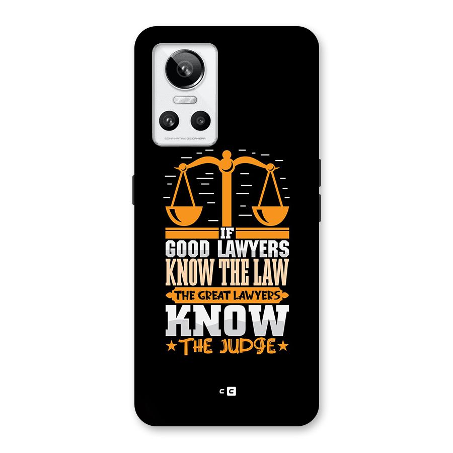 Know The Judge Back Case for Realme GT Neo 3