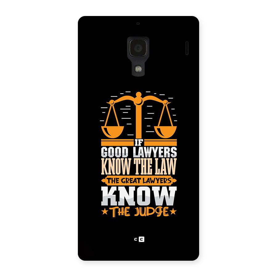 Know The Judge Back Case for Redmi 1s