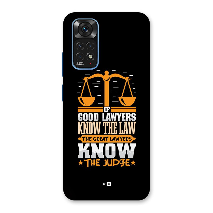 Know The Judge Back Case for Redmi Note 11S