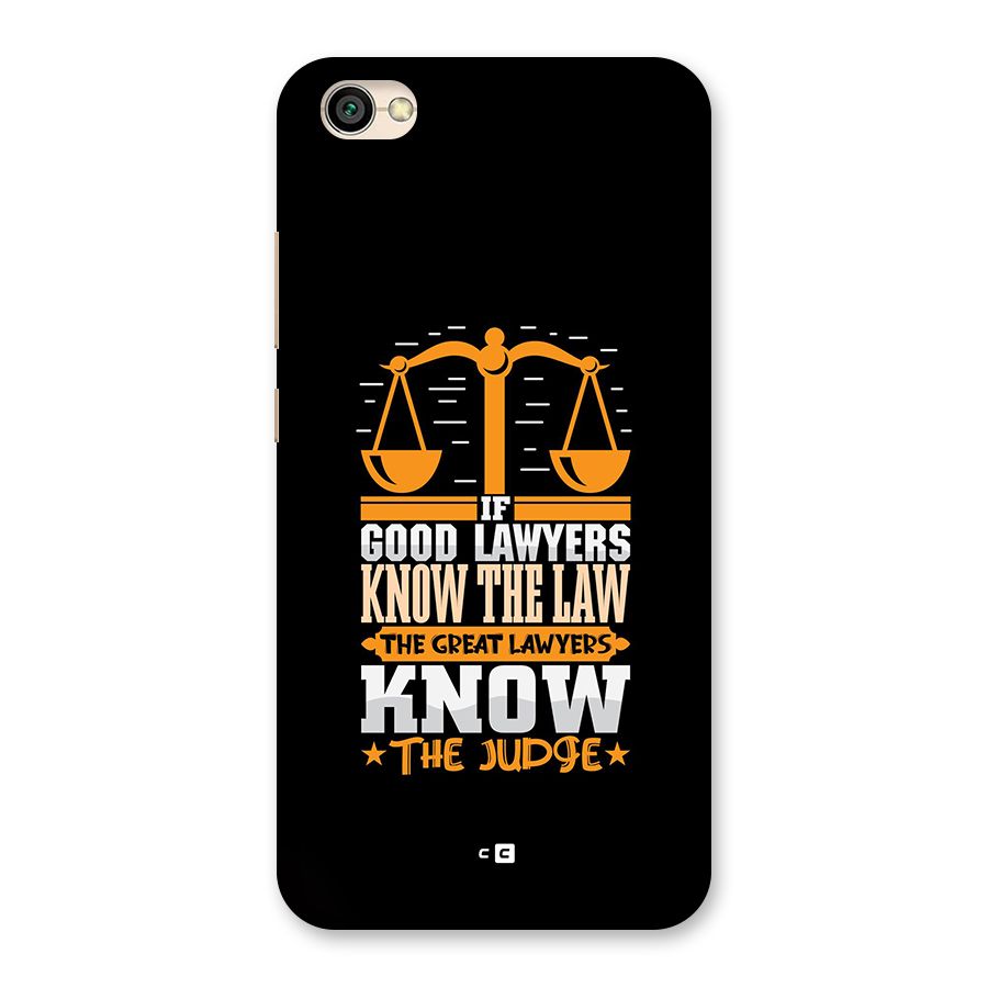Know The Judge Back Case for Redmi Y1 Lite