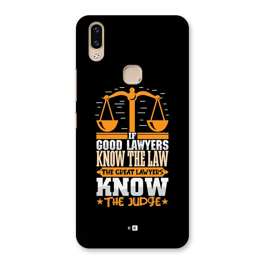 Know The Judge Back Case for Vivo V9 Youth