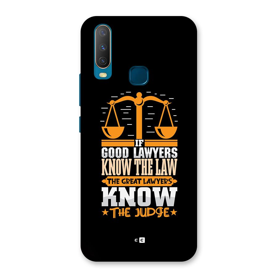 Know The Judge Back Case for Vivo Y11