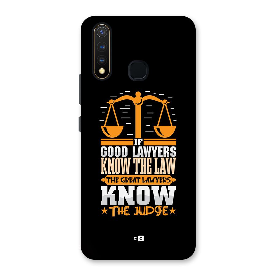 Know The Judge Back Case for Vivo Y19