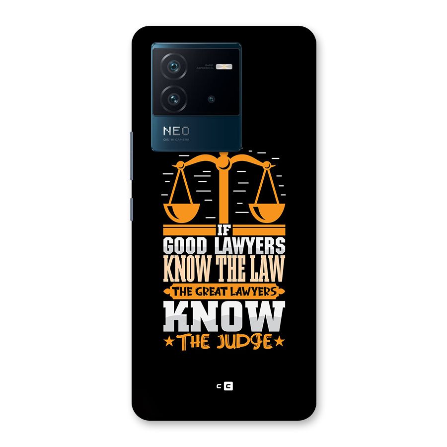 Know The Judge Back Case for Vivo iQOO Neo 6 5G