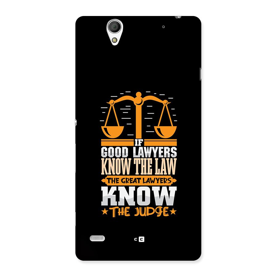 Know The Judge Back Case for Xperia C4