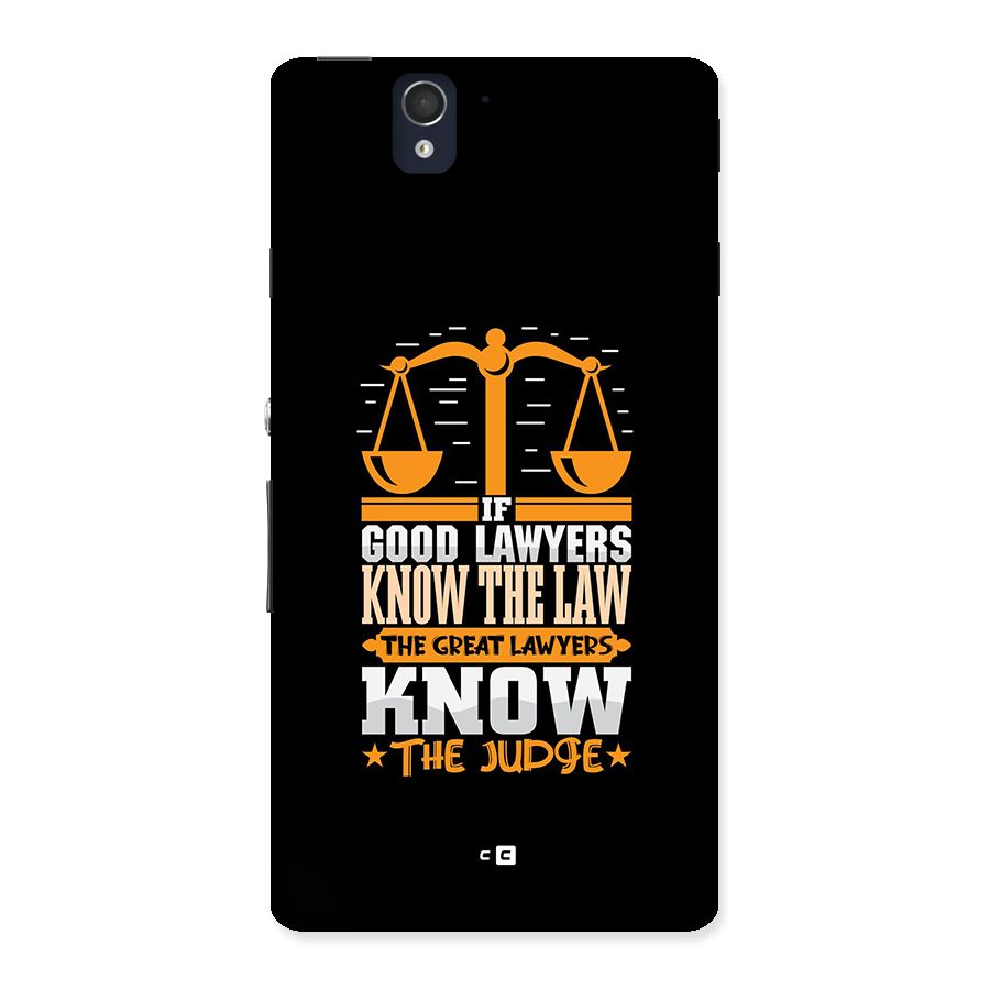 Know The Judge Back Case for Xperia Z