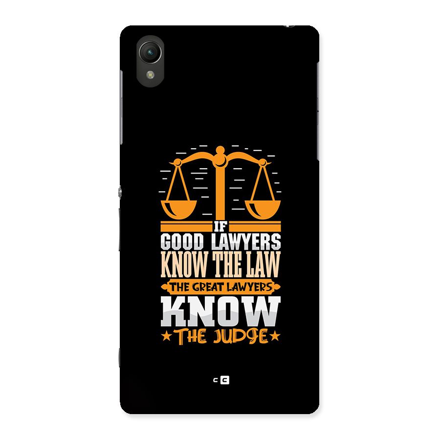 Know The Judge Back Case for Xperia Z2