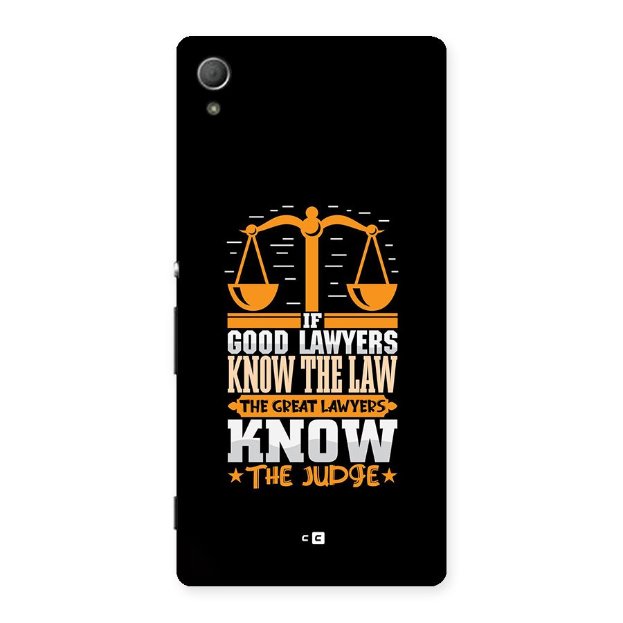 Know The Judge Back Case for Xperia Z3 Plus