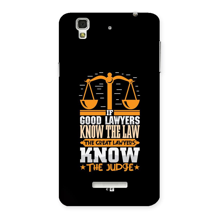 Know The Judge Back Case for Yureka