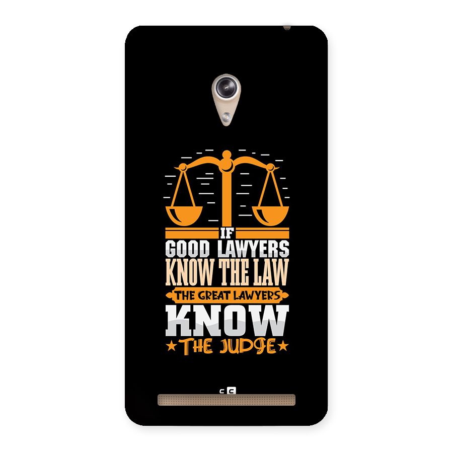 Know The Judge Back Case for Zenfone 6
