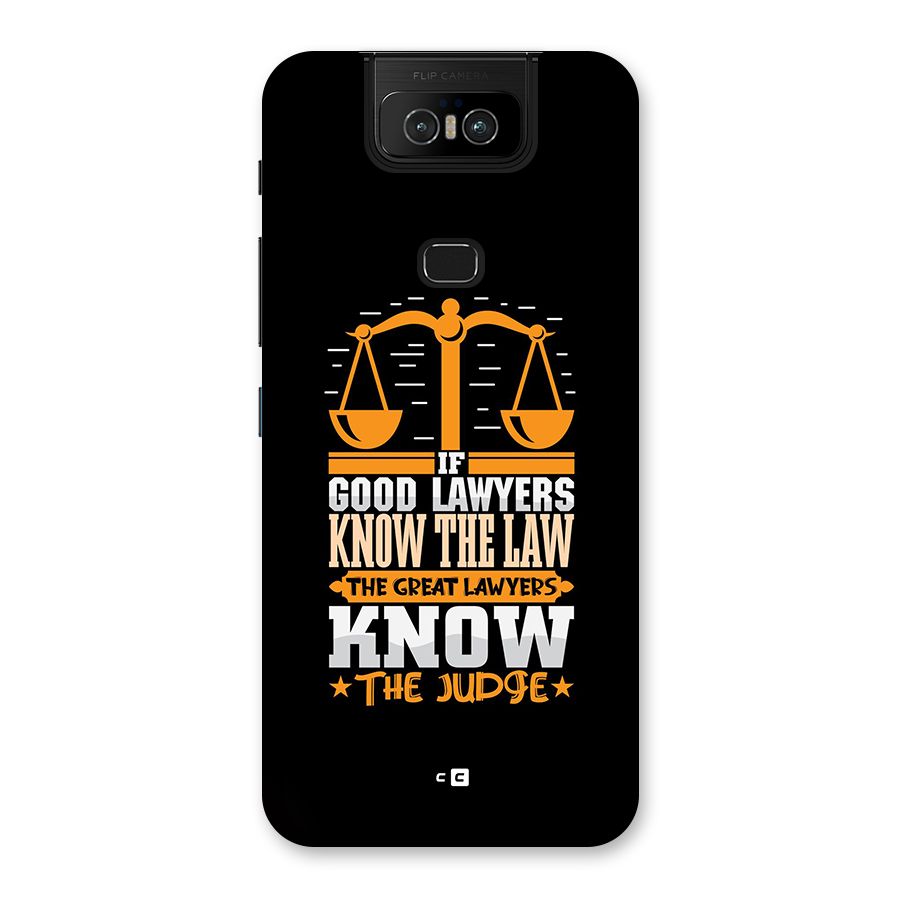 Know The Judge Back Case for Zenfone 6z