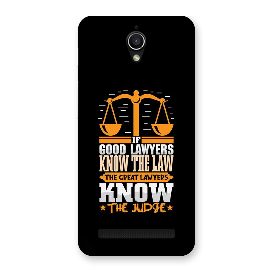 Know The Judge Back Case for Zenfone Go