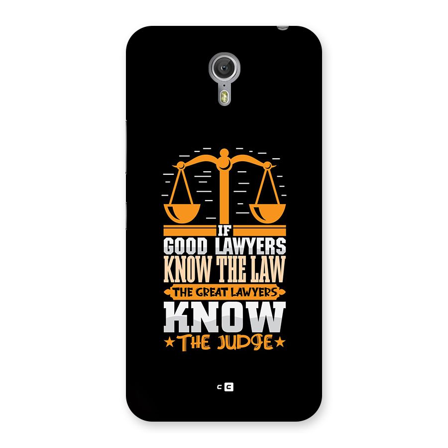 Know The Judge Back Case for Zuk Z1