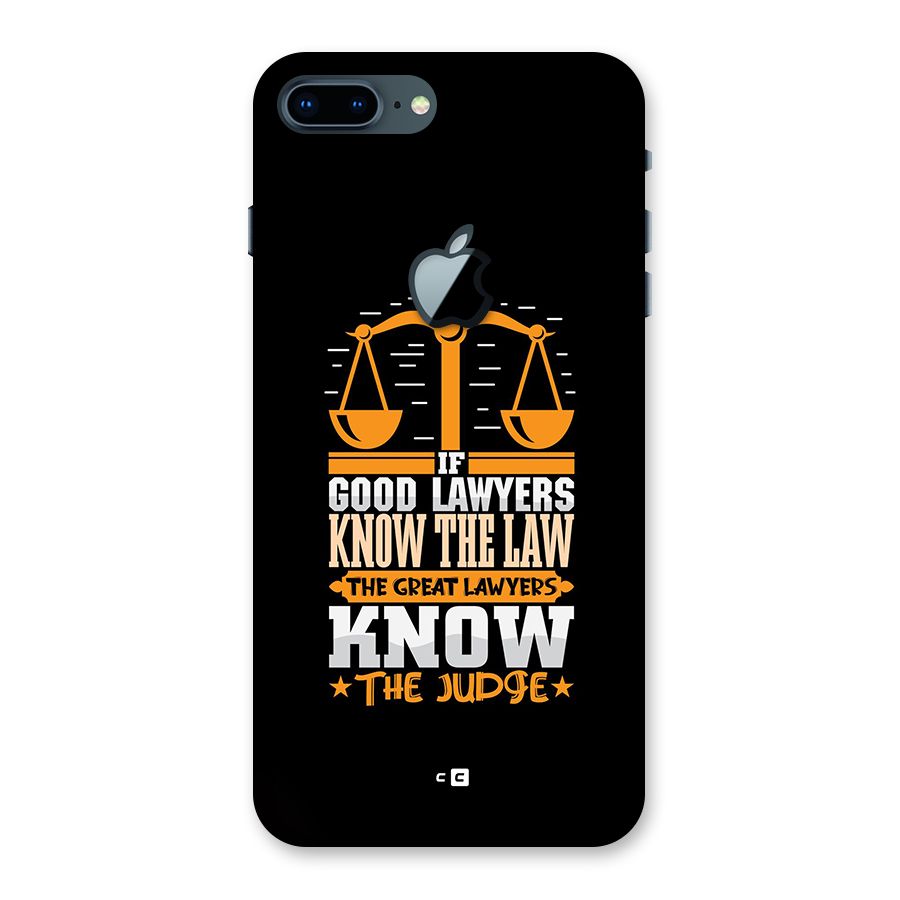 Know The Judge Back Case for iPhone 7 Plus Apple Cut