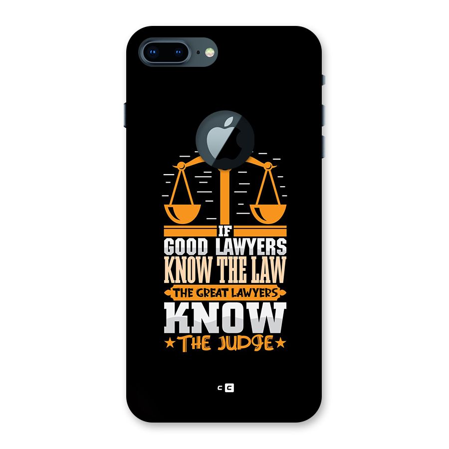 Know The Judge Back Case for iPhone 7 Plus Logo Cut