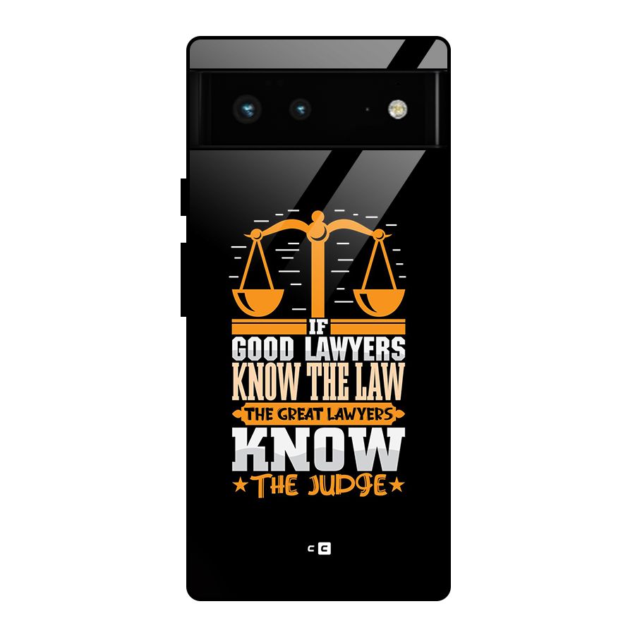 Know The Judge Glass Back Case for Google Pixel 6