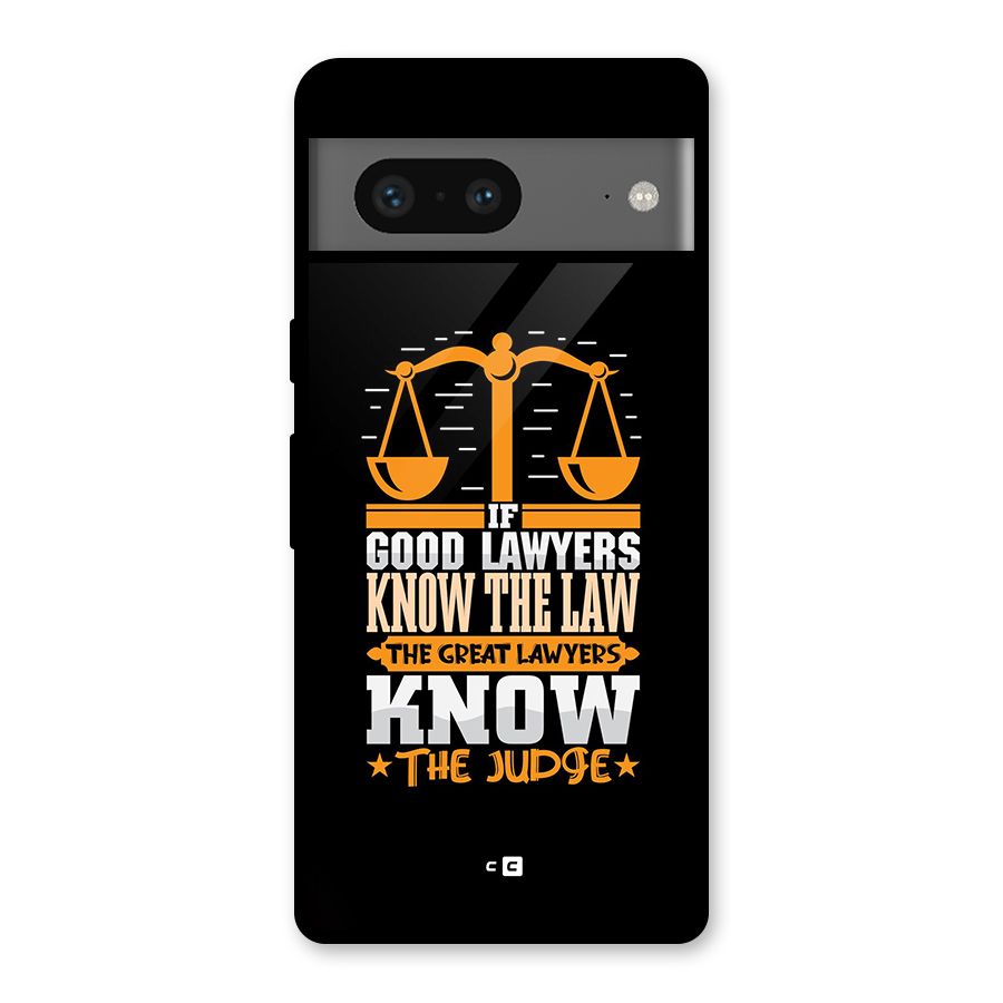 Know The Judge Glass Back Case for Google Pixel 7