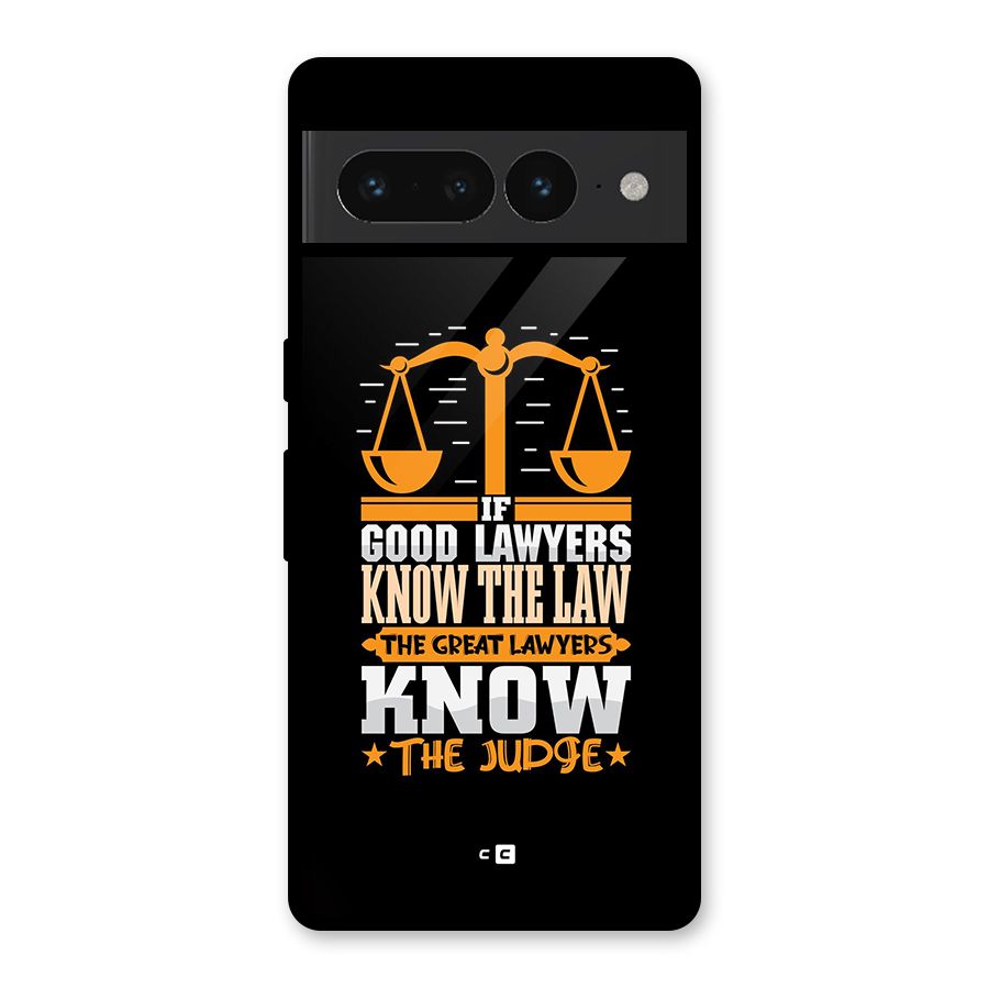 Know The Judge Glass Back Case for Google Pixel 7 Pro