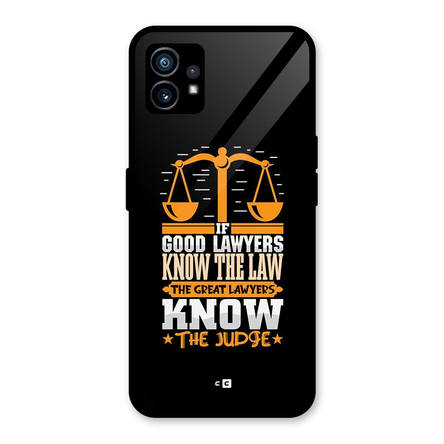 Know The Judge Glass Back Case for Nothing Phone 1
