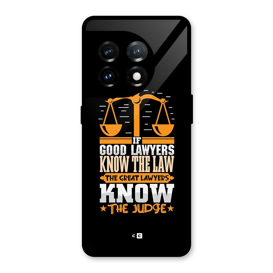 Know The Judge Glass Back Case for OnePlus 11