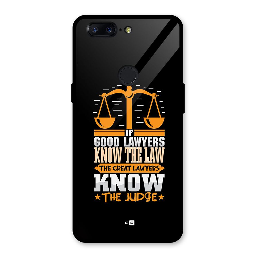 Know The Judge Glass Back Case for OnePlus 5T