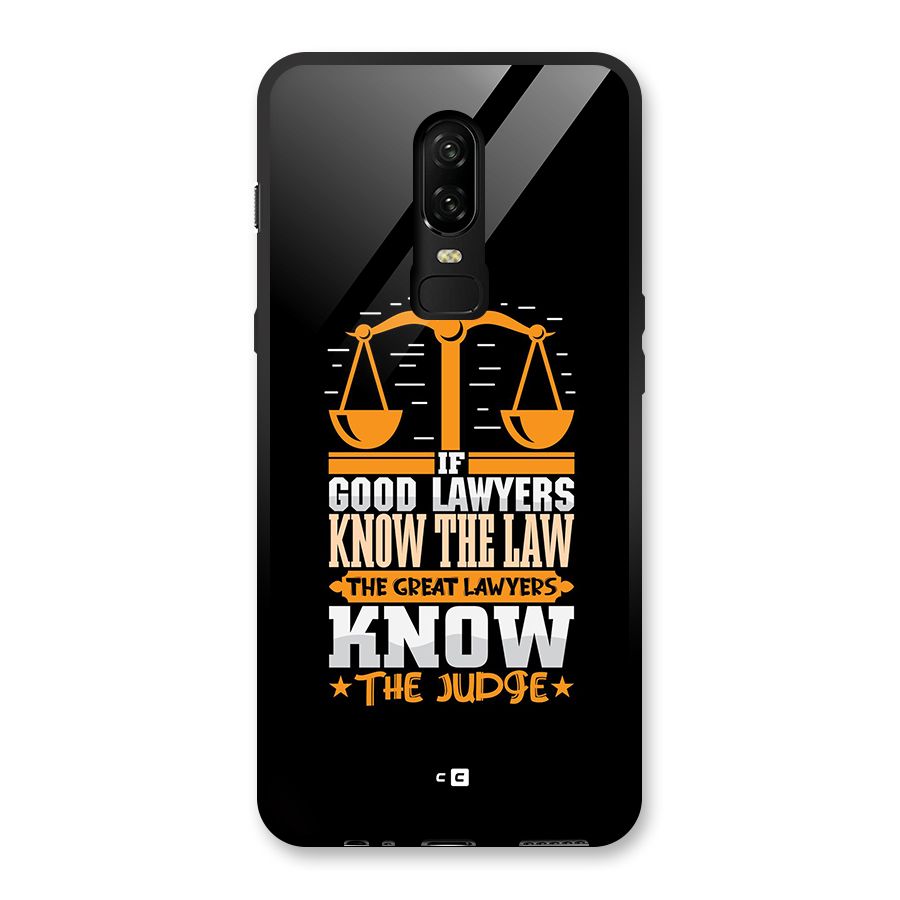 Know The Judge Glass Back Case for OnePlus 6