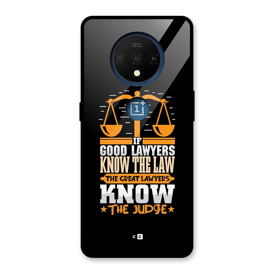 Know The Judge Glass Back Case for OnePlus 7T