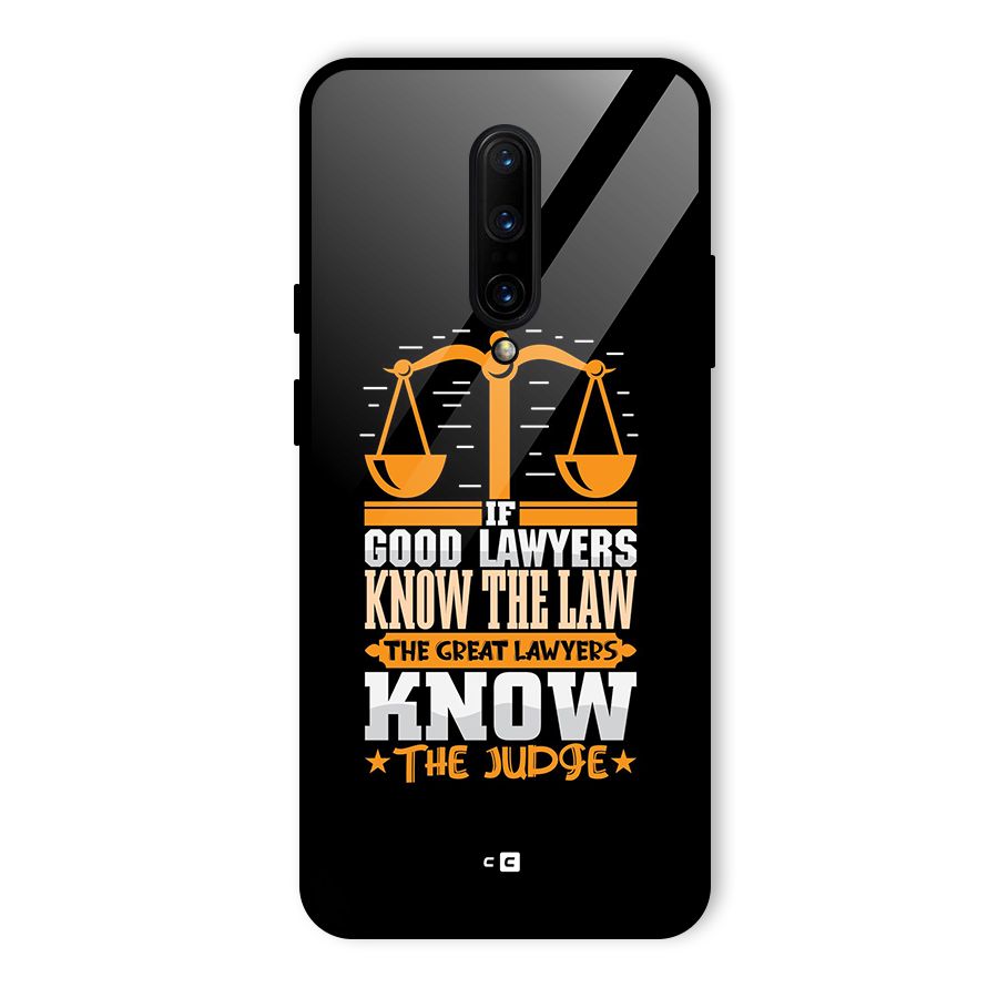 Know The Judge Glass Back Case for OnePlus 7 Pro