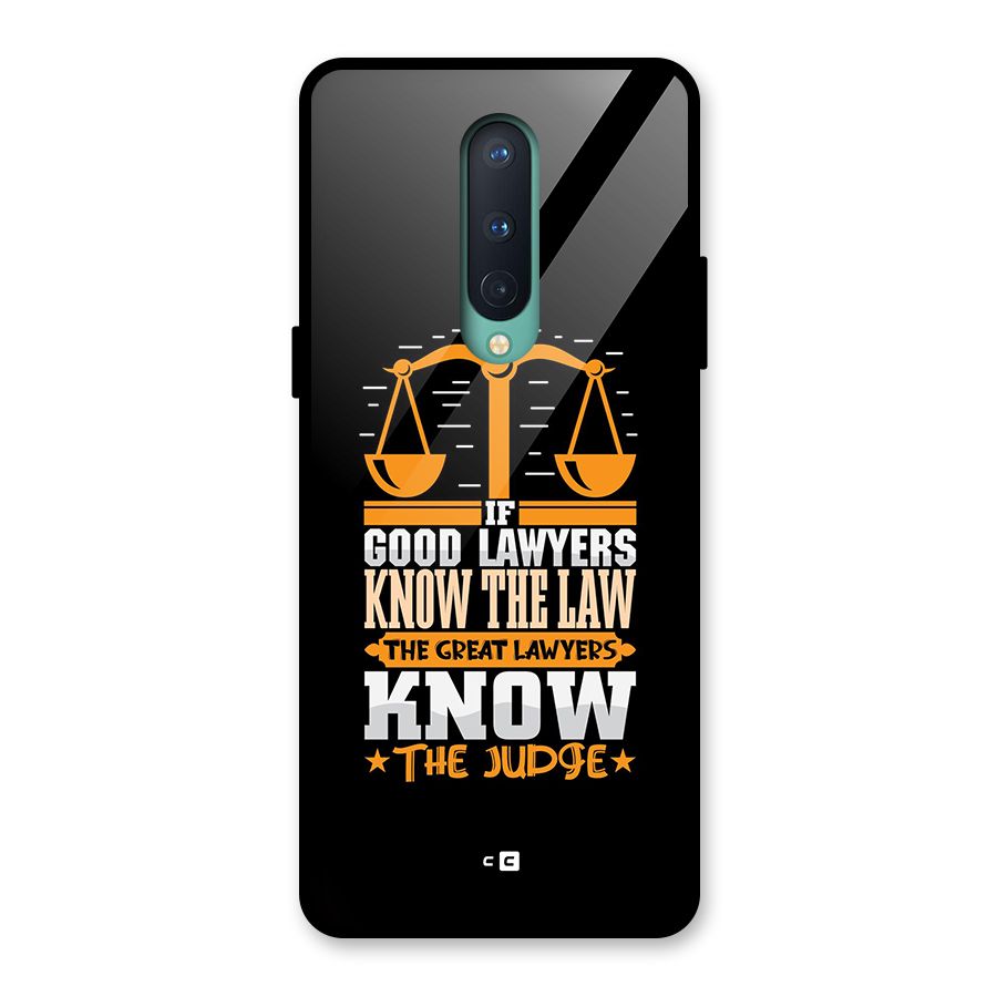 Know The Judge Glass Back Case for OnePlus 8