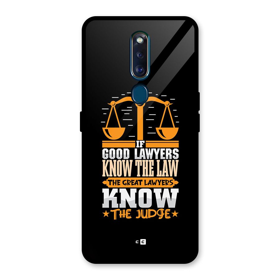 Know The Judge Glass Back Case for Oppo F11 Pro