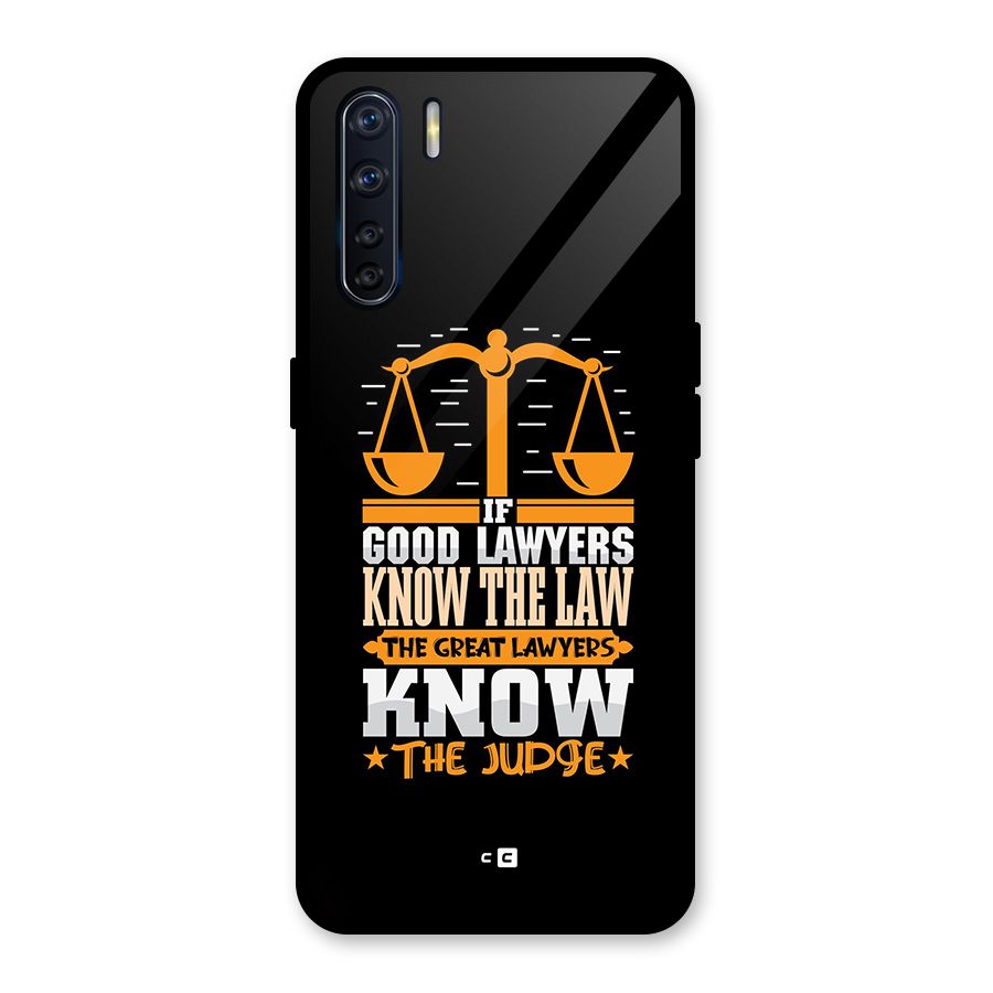 Know The Judge Glass Back Case for Oppo F15