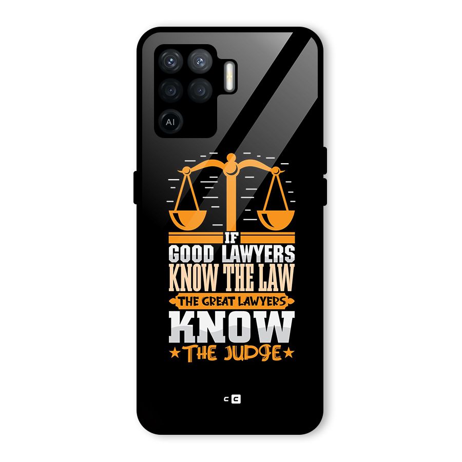 Know The Judge Glass Back Case for Oppo F19 Pro