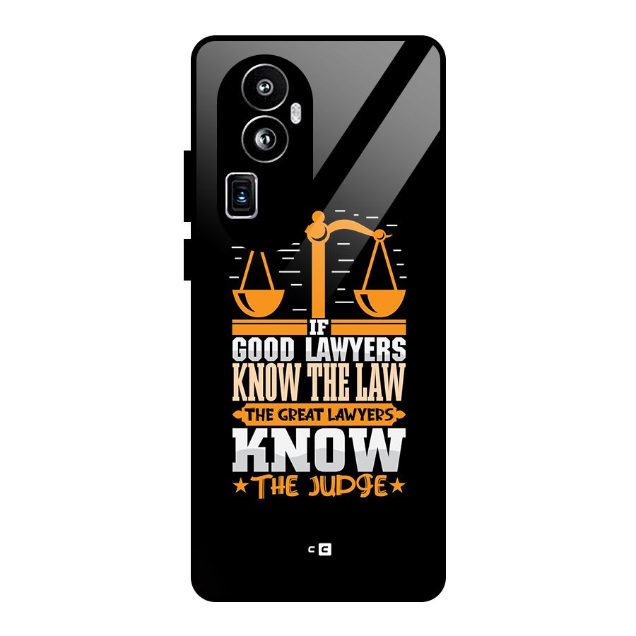 Know The Judge Glass Back Case for Oppo Reno10 Pro Plus
