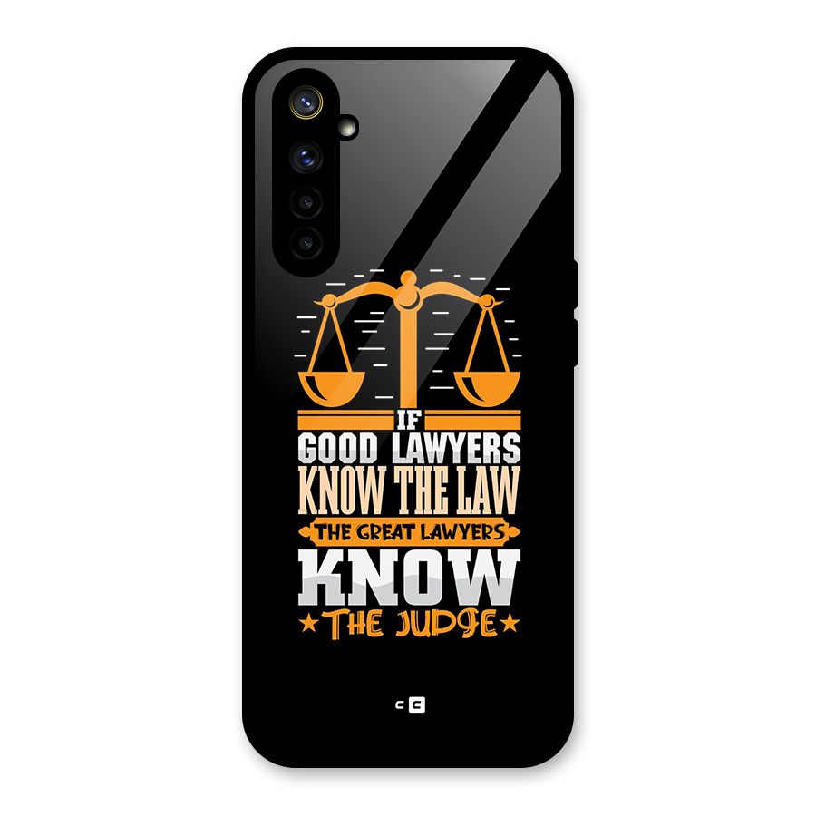 Know The Judge Glass Back Case for Realme 6