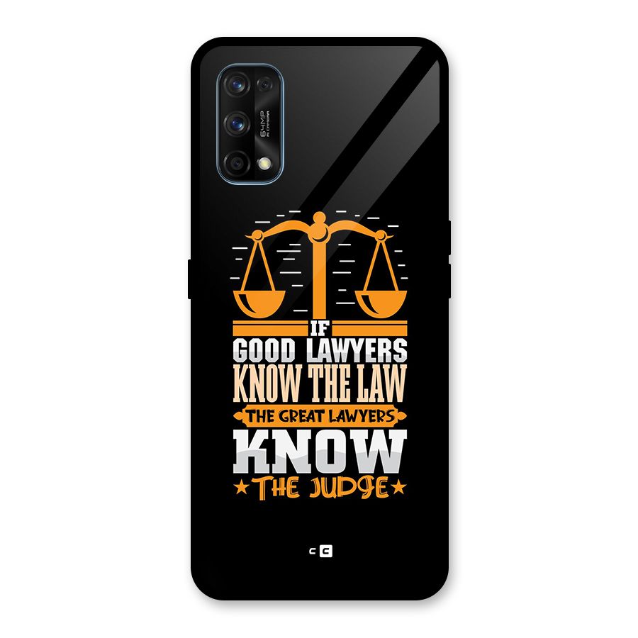 Know The Judge Glass Back Case for Realme 7 Pro