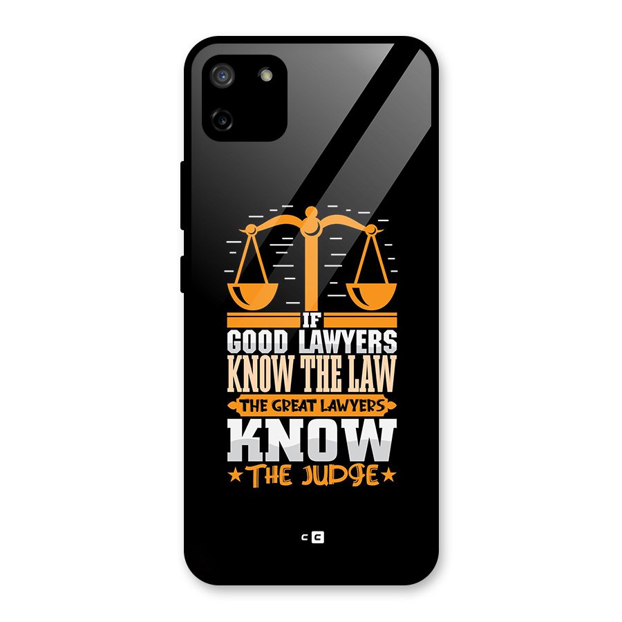 Know The Judge Glass Back Case for Realme C11