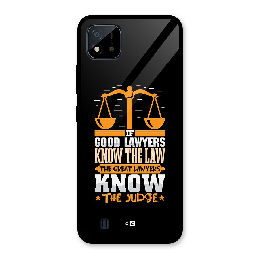 Know The Judge Glass Back Case for Realme C11 2021