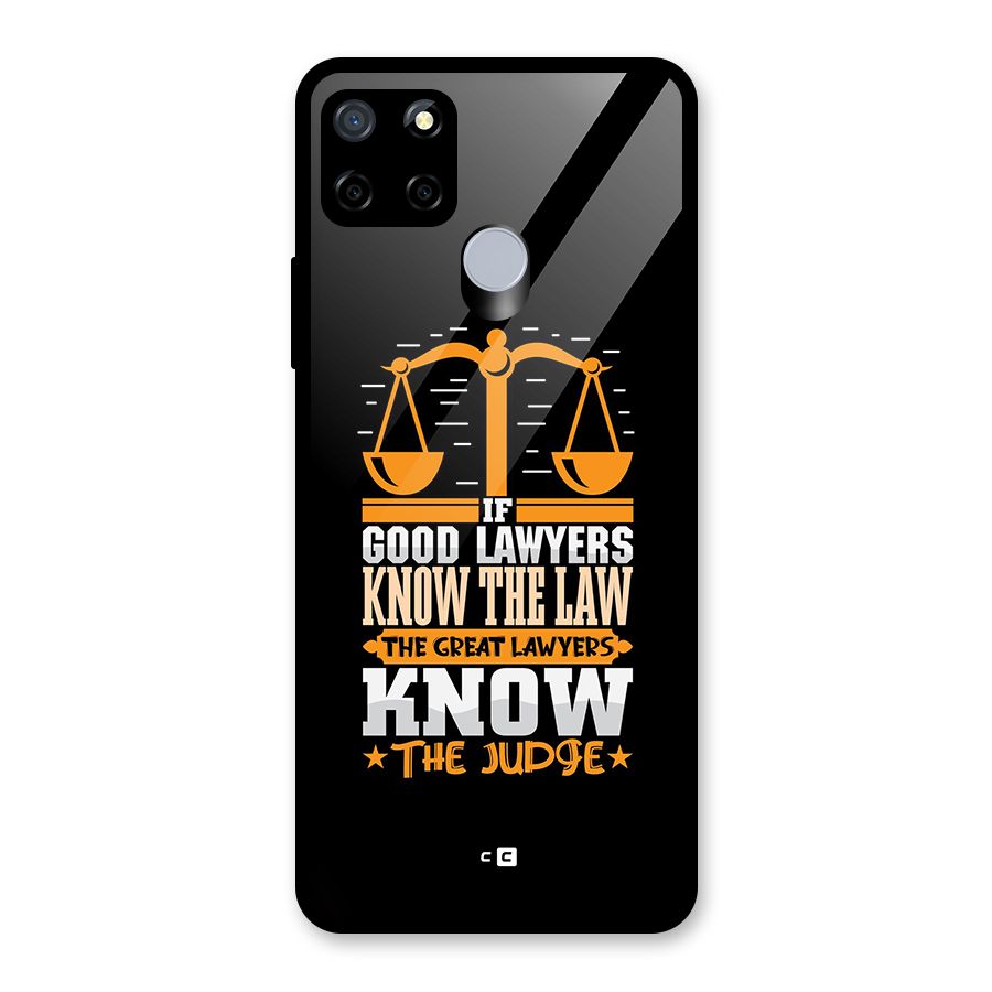 Know The Judge Glass Back Case for Realme C12