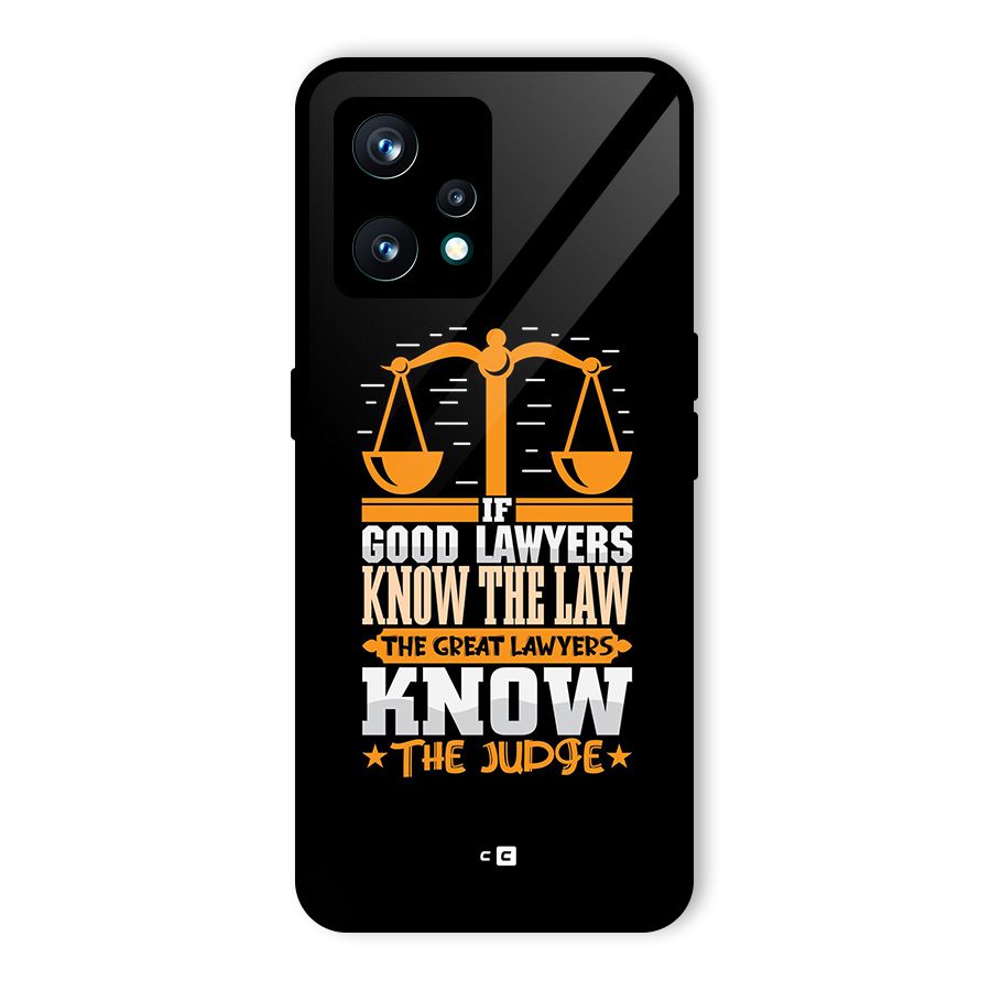 Know The Judge Glass Back Case for Realme Narzo 50 Pro