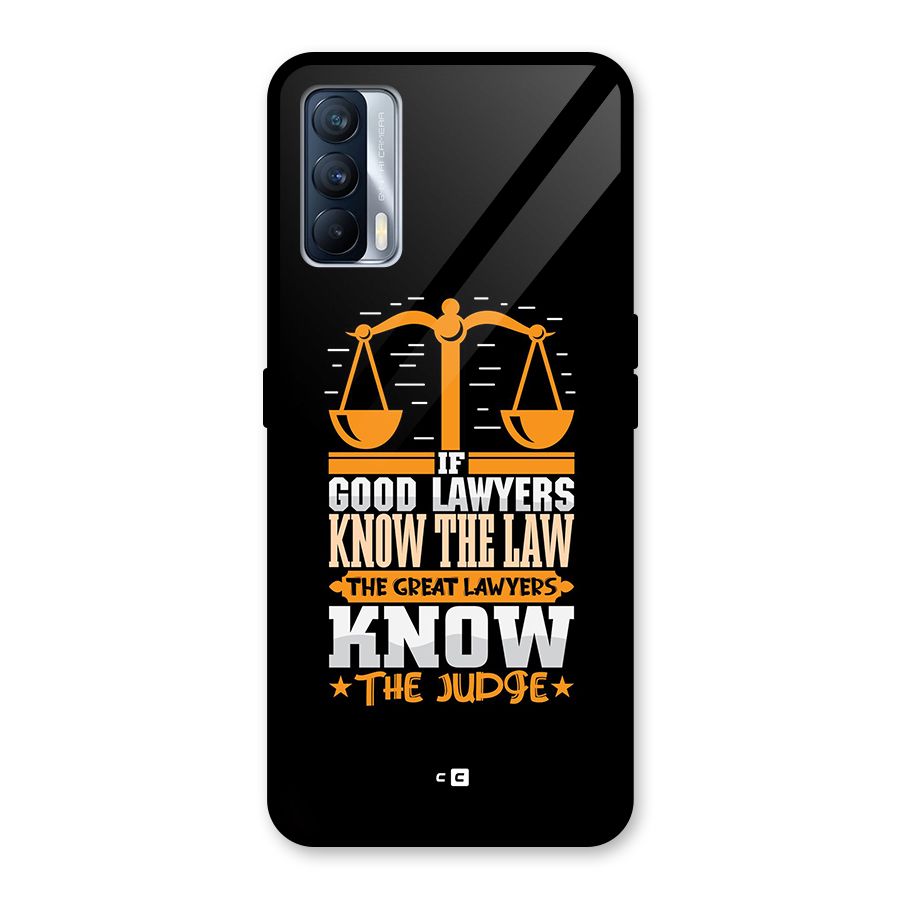 Know The Judge Glass Back Case for Realme X7