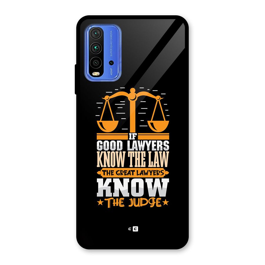 Know The Judge Glass Back Case for Redmi 9 Power