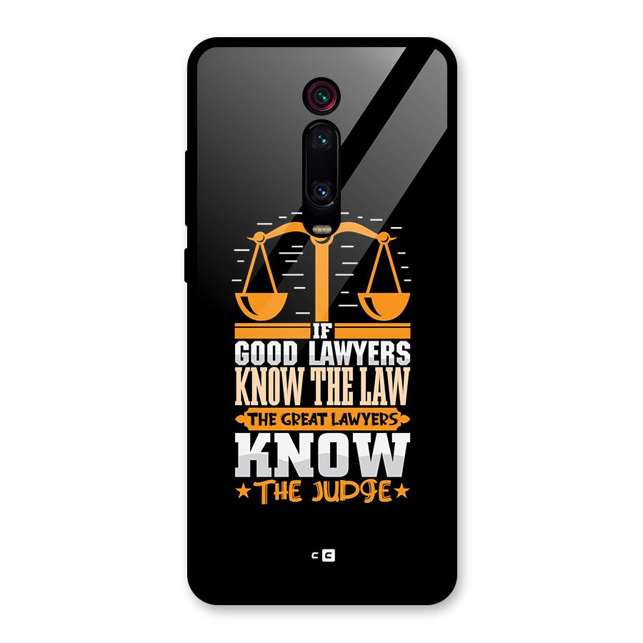 Know The Judge Glass Back Case for Redmi K20