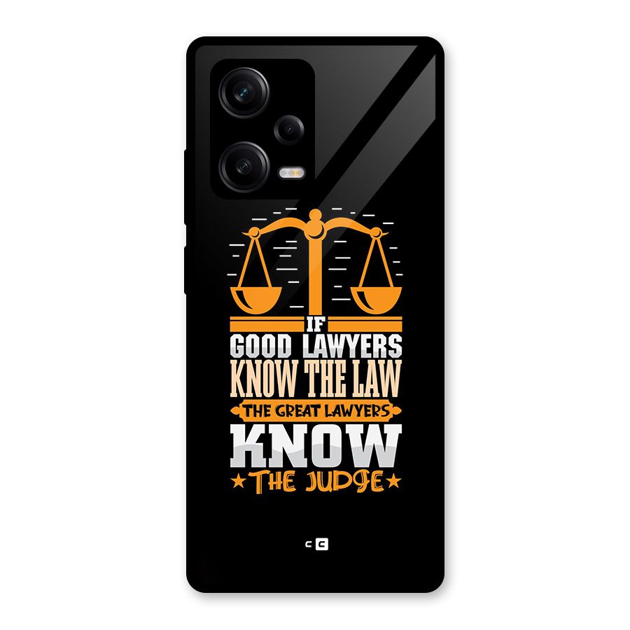 Know The Judge Glass Back Case for Redmi Note 12 Pro