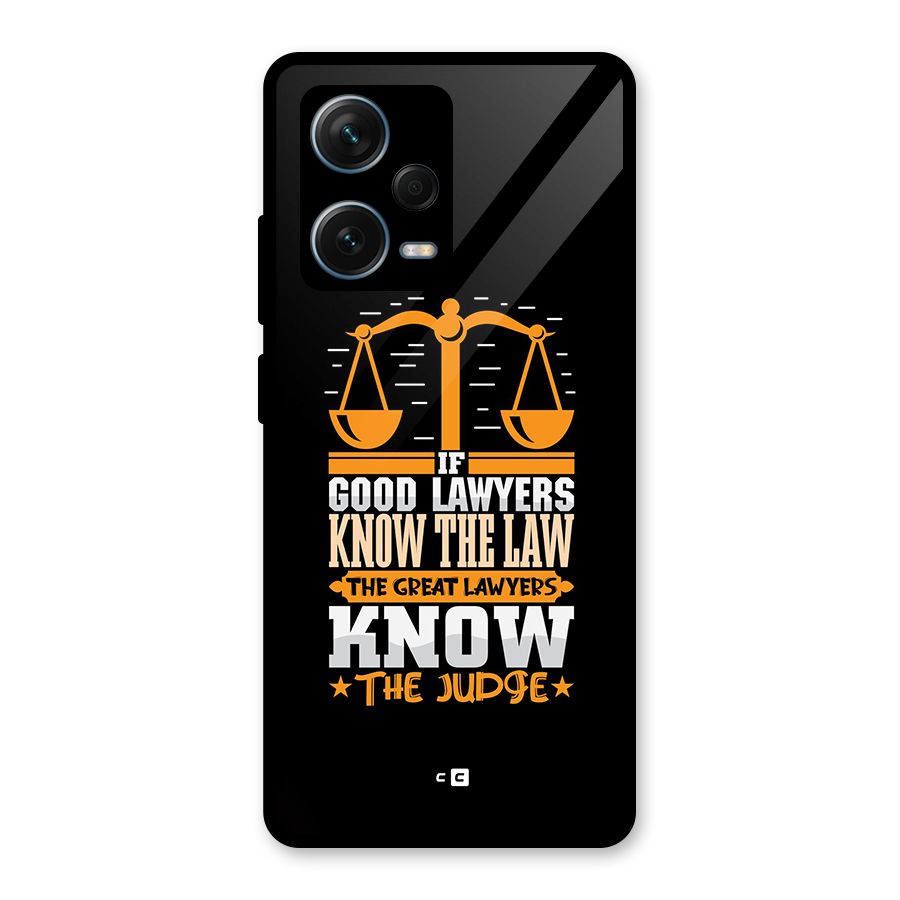Know The Judge Glass Back Case for Redmi Note 12 Pro Plus 5G